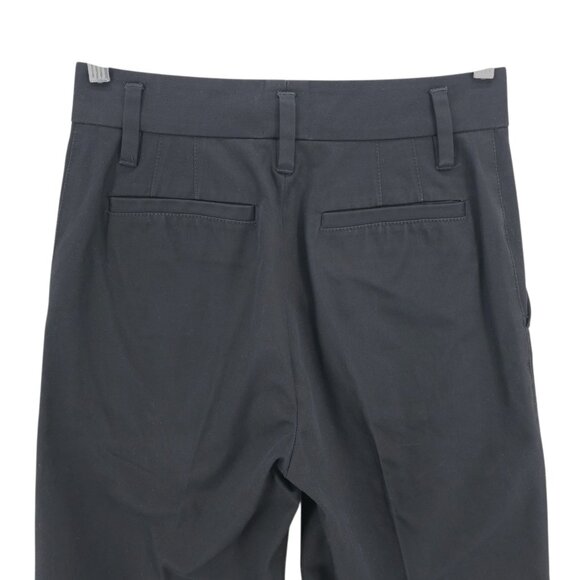 MARC JACOBS Black Pants 100% Cotton High Rise Cuffed Straight/Wide Leg Size 2 - Picture 5 of 8